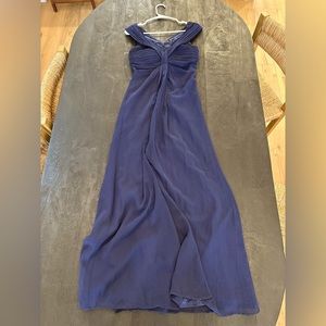 Navy Blue Bridesmaid Dress - Size 4 - Worn once!!